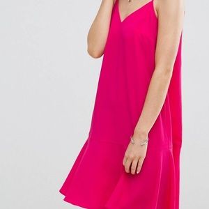 Asos petite peplum hem cami dress